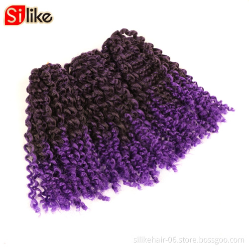 Mali Bob Afro Bohemian Twist Kinky Curly Crochet Braids Jerry Curl Weave Kinky Curly Synthetic Crochet Braids Hair Extension